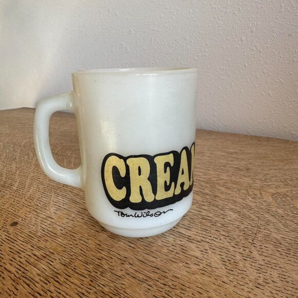 Ziggy 1979 Cream & Sugar Milk Glass Mug - Picture 3 of 8